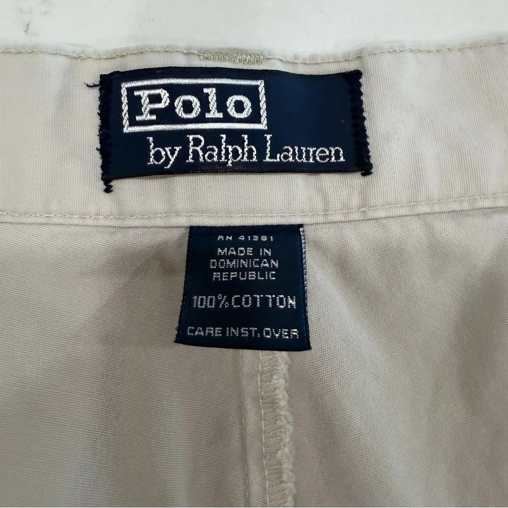 Polo Ralph Lauren Men’s Natural Tyler Pleated Chino Short 36